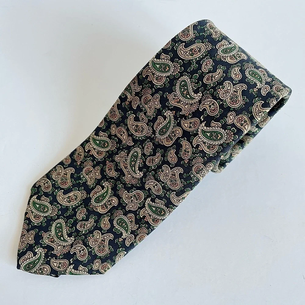 Brooks Brothers Paisley Silk Tie Vintage